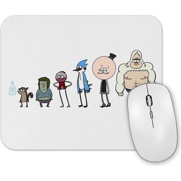 Baskı Dükkanı Regular Show Rules Are For Fools Rickboy Mouse Pad