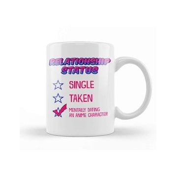 Baskı Dükkanı Relationship Status Dating An Anime Character Kupa