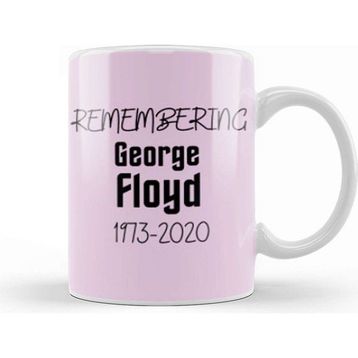 Baskı Dükkanı Rememberıng George Floyd 1973 2020 Kupa