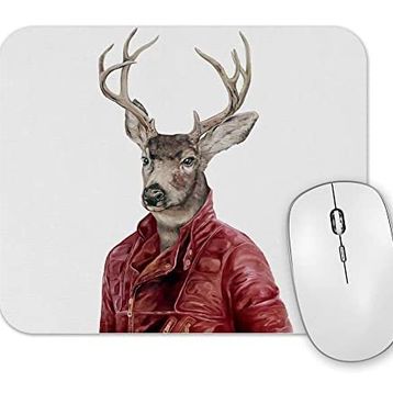 Baskı Dükkanı Renkli Geyik Mouse Pad