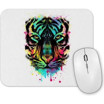 Baskı Dükkanı Renkli Kaplan Aslan Mouse Pad