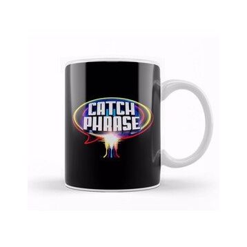 Baskı Dükkanı Retro Catchphrase Logo Kupa