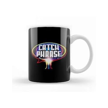 Baskı Dükkanı Retro Catchphrase Logo Kupa