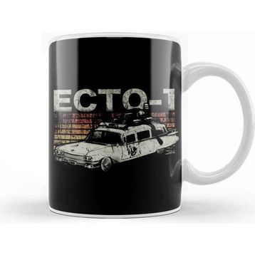 Baskı Dükkanı Retro Ecto 1 Kupa