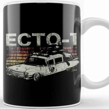 Baskı Dükkanı Retro Ecto 1 Kupa