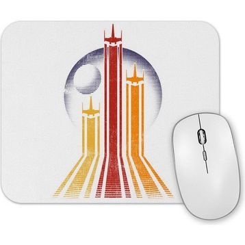 Baskı Dükkanı Retro Galactic Retro Galaksi Mouse Pad