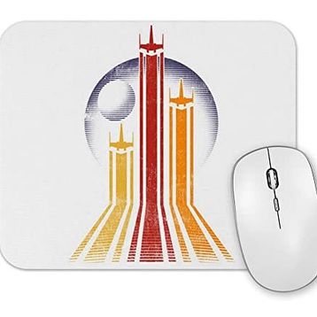 Baskı Dükkanı Retro Galactic Retro Galaksi Mouse Pad