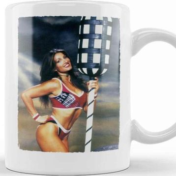 Baskı Dükkanı Retro Gladiators Jet With Pugil Sticks Kupa