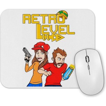 Baskı Dükkanı Retro Level Mouse Pad