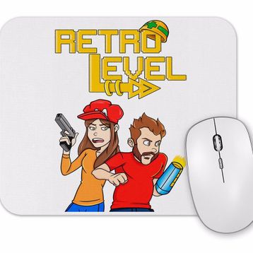 Baskı Dükkanı Retro Level Mouse Pad