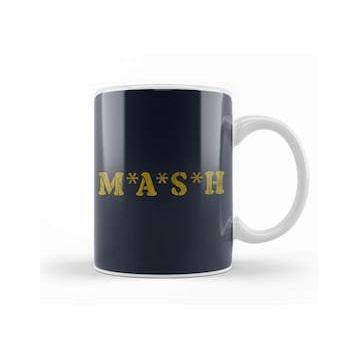 Baskı Dükkanı Retro Mash Logo Kupa