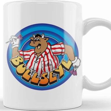 Baskı Dükkanı Retro Retro Bullseye Kupa