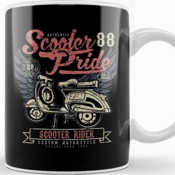 Baskı Dükkanı Retro Scooter Pride 1988 Kupa
