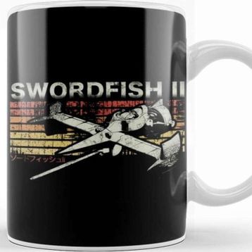 Baskı Dükkanı Retro Swordfish Kupa