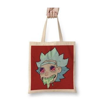 Baskı Dükkanı Rick Acid Bez Çanta