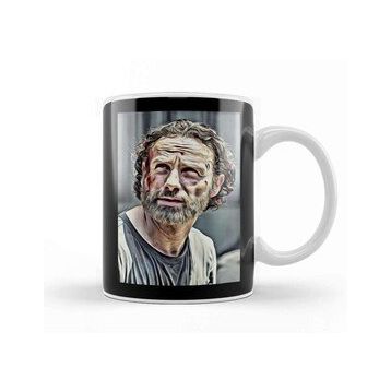 Baskı Dükkanı Rick Grimes Beard Kupa