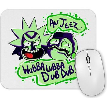 Baskı Dükkanı Rick Sanchez Morty Smith Mouse Pad