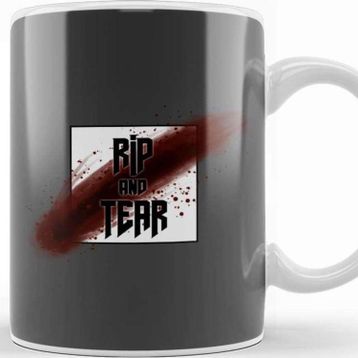 Baskı Dükkanı Rip And Tear Doom Kupa