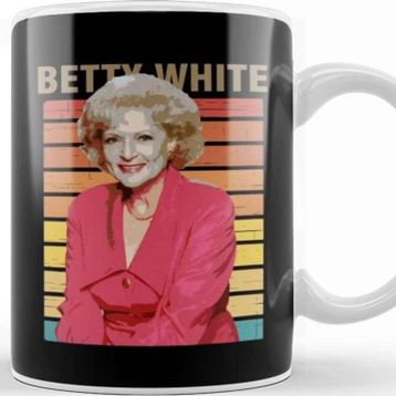 Baskı Dükkanı Rip Betty White Retro Kupa