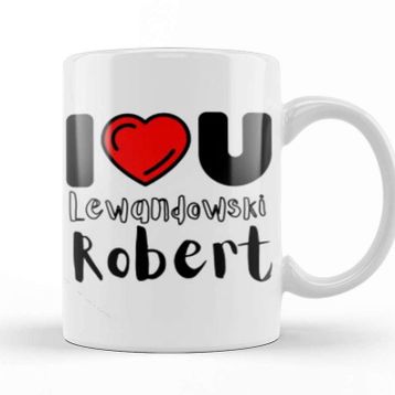 Baskı Dükkanı Robert Lewandowski Merch Kupa