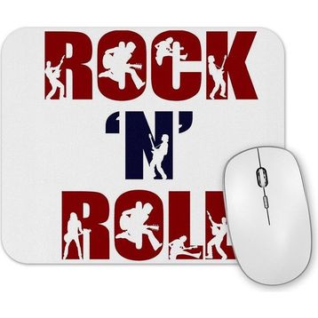 Baskı Dükkanı Rock And Roll Mouse Pad