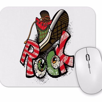 Baskı Dükkanı Rock And Roll Mouse Pad