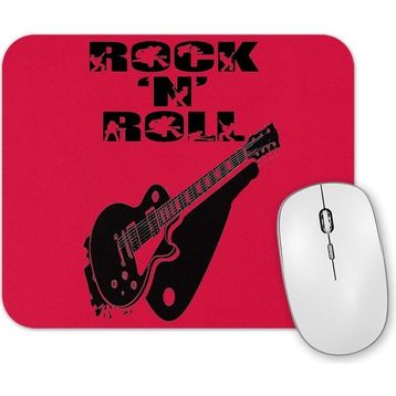 Baskı Dükkanı Rock in Roll Müzik Mouse Pad