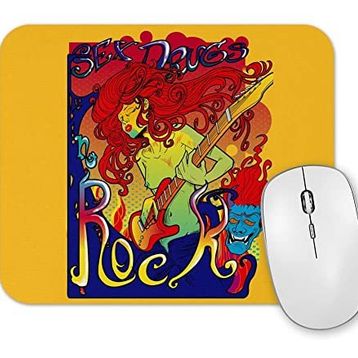 Baskı Dükkanı Rock in Roll Müzik Mouse Pad