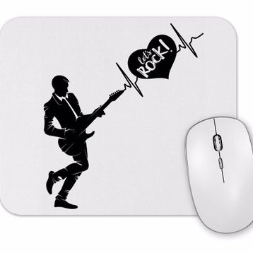 Baskı Dükkanı Rock Müzik Gitar Mouse Pad