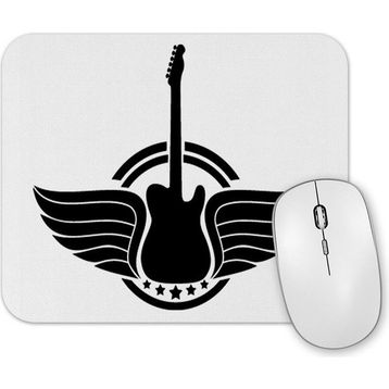 Baskı Dükkanı Rock Roll Müzik Gitar 01 Mouse Pad