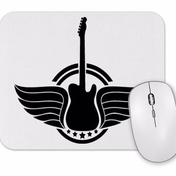 Baskı Dükkanı Rock Roll Müzik Gitar 01 Mouse Pad