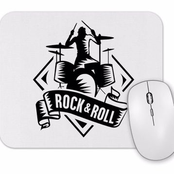 Baskı Dükkanı Rock Roll Müzik Gitar 03 Mouse Pad