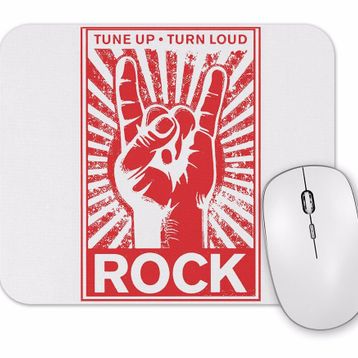 Baskı Dükkanı Rock Roll Müzik Gitar 05 Mouse Pad