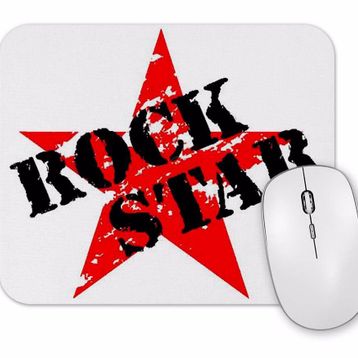 Baskı Dükkanı Rock Star Mouse Pad