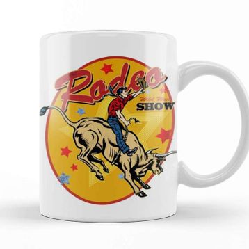 Baskı Dükkanı Rodeo Cowboy Kupa