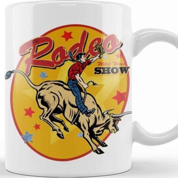 Baskı Dükkanı Rodeo Cowboy Kupa