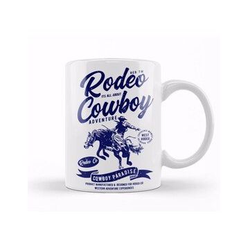 Baskı Dükkanı Rodeo Cowboy Paradise Kupa
