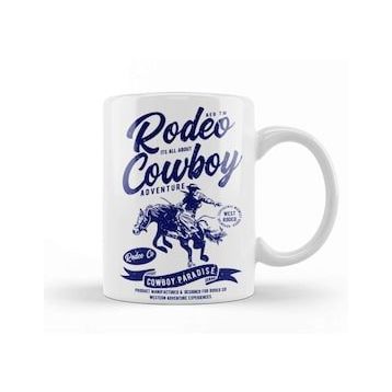 Baskı Dükkanı Rodeo Cowboy Paradise Kupa