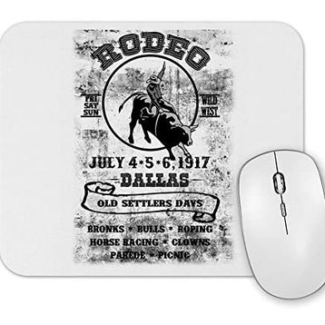 Baskı Dükkanı Rodeo Dallas Mouse Pad