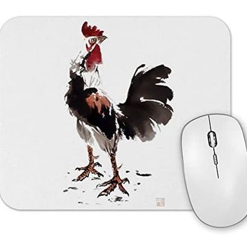 Baskı Dükkanı Rooster Stare Horoz Mouse Pad
