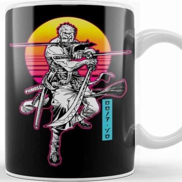 Baskı Dükkanı Roronoa Retro Back Kupa