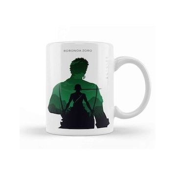 Baskı Dükkanı Roronoa Zoro One Piece Silhouette Kupa