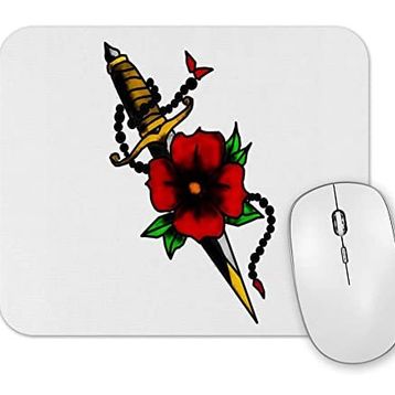 Baskı Dükkanı Rosa E Punhal Mouse Pad