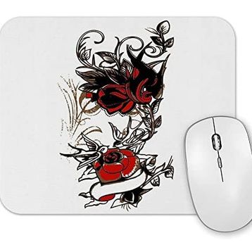 Baskı Dükkanı Rose Mouse Pad