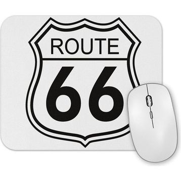 Baskı Dükkanı Route 66 Mouse Pad
