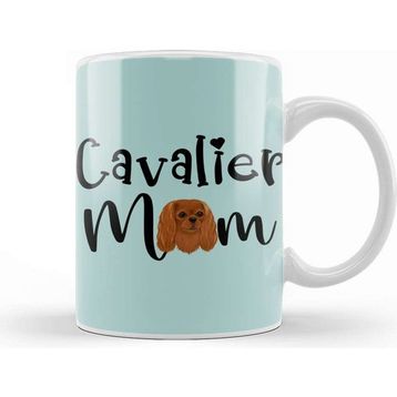 Baskı Dükkanı Ruby Cavalier King Charles Spaniel Mom Kupa