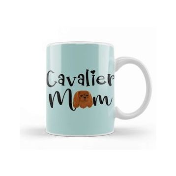 Baskı Dükkanı Ruby Cavalier King Charles Spaniel Mom Kupa