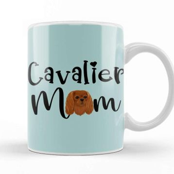 Baskı Dükkanı Ruby Cavalier King Charles Spaniel Mom Kupa