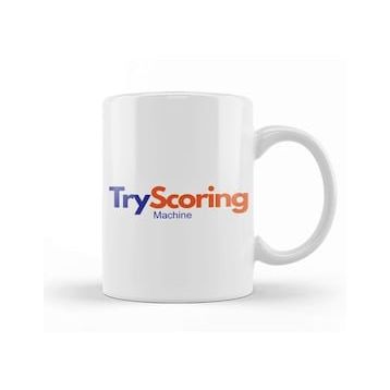 Baskı Dükkanı Rugby Union Try Scoring Machine Logo Kupa