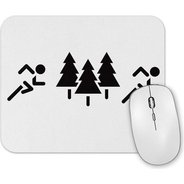 Baskı Dükkanı Run Forest Run Mouse Pad